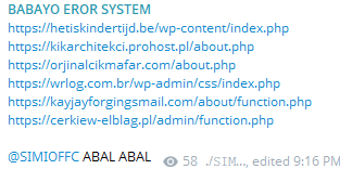 Alleged sale of webshell access to WR Logística