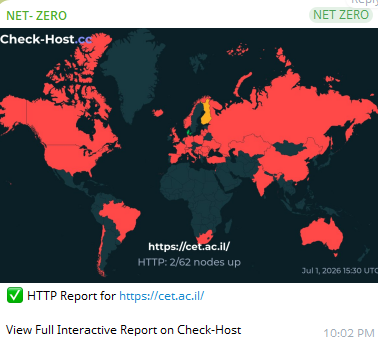 Cyber-hacker targets the website of Center for Educational Technology