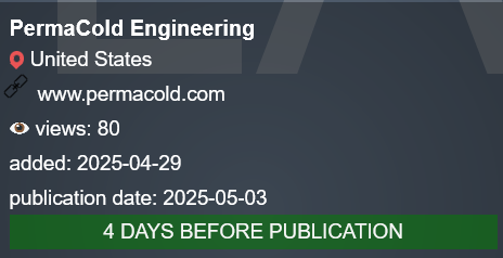 PermaCold Engineering，Inc成为PLAY勒索软件的受害者