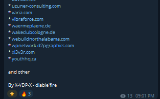 X-VDP-X targets the website of TVC Pro-Driver
