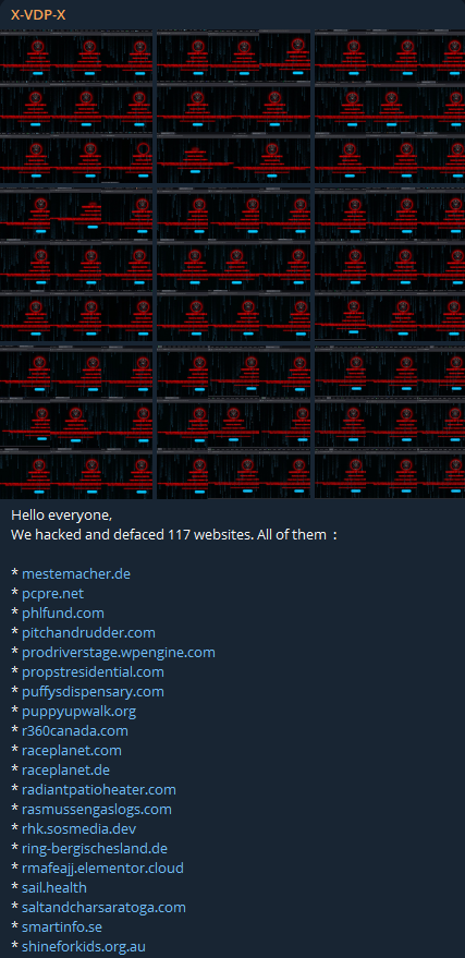 X-VDP-X targets the website of D2P Graphics