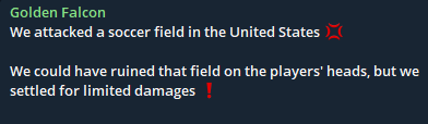 Alleged cyberattack targeting an unidentified U.S. soccer field