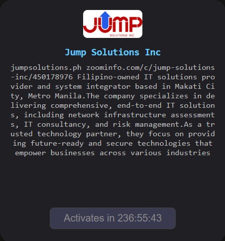 Jump Solutions Inc., falls victim to The Gentlemen ransomware
