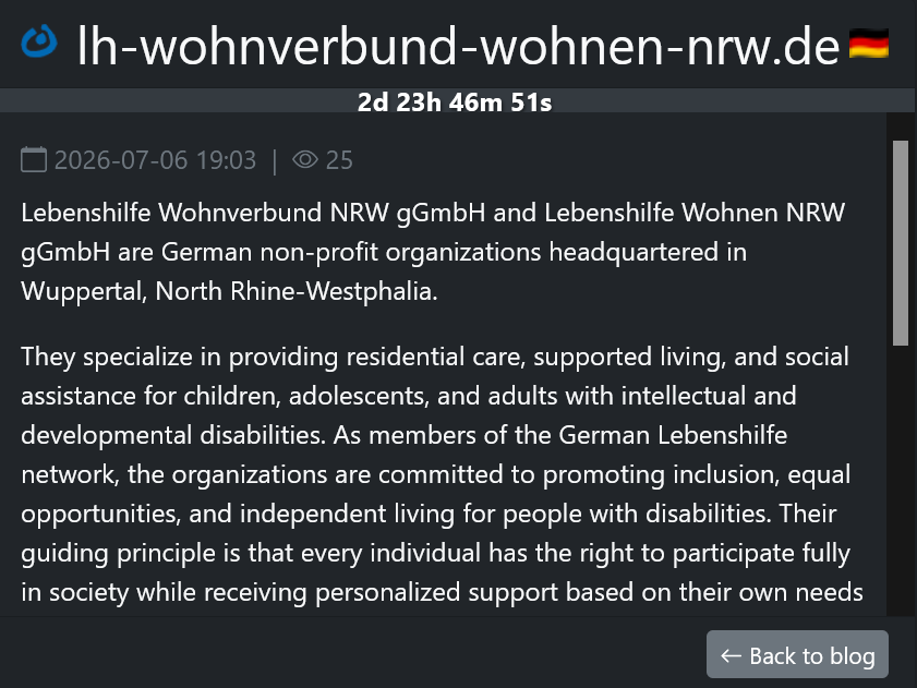 Lebenshilfe Wohnen NRW gGmbH falls victim to SafePay ransomware