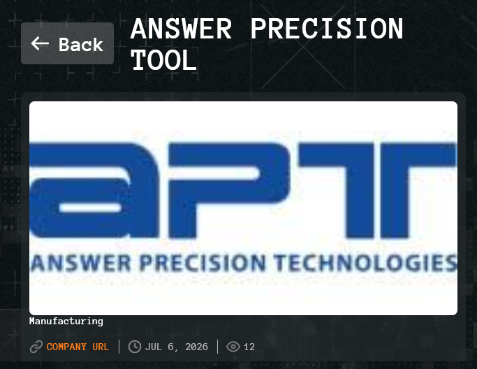 Answer Precision Technologies (APT) falls victim to Qilin Ransomware