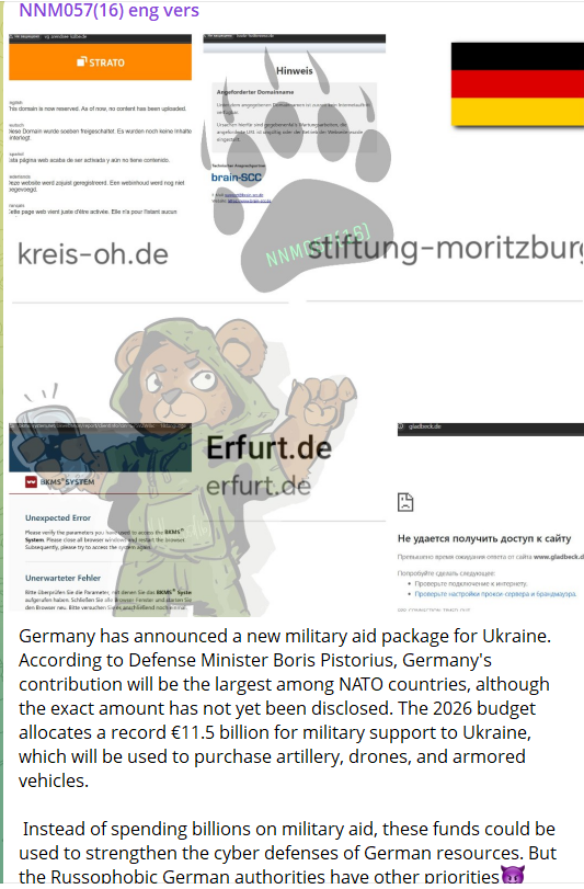 NoName targets the website of Kreis Ostholstein