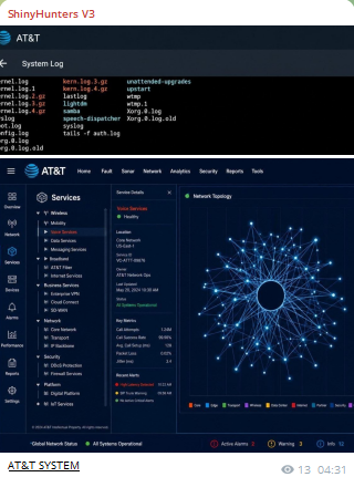 Alleged unauthorized access to AT&T