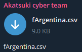Alleged data leak of Argentina
