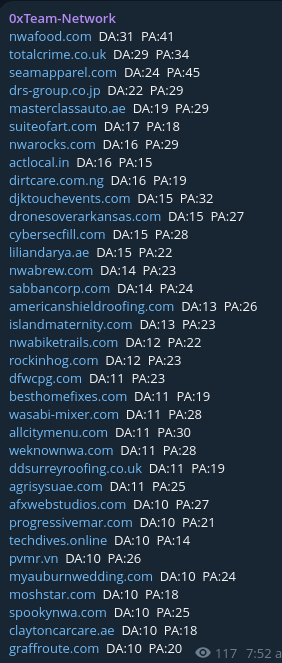Alleged leak of web shell access to Progressive Marketing