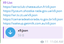 X9 List targets the website of Cable Television Center of Zhytomyr