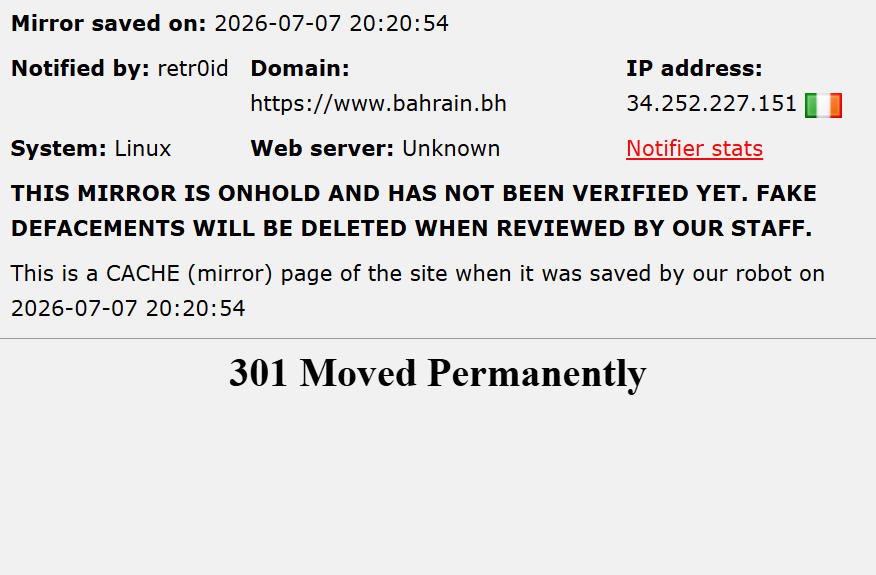 retr0id targets the website of eGovernment portal of the Kingdom of Bahrain.