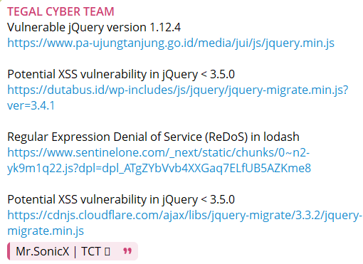 Alleged Vulnerability Leak of dutabus.id