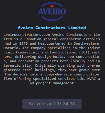 Aveiro Constructors Limited falls victim to The Gentlemen ransomware