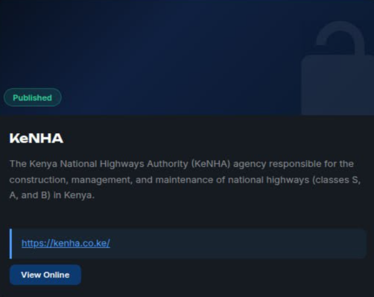 Kenya National Highways Authority (KeNHA) falls victim to DeadLock Ransomware