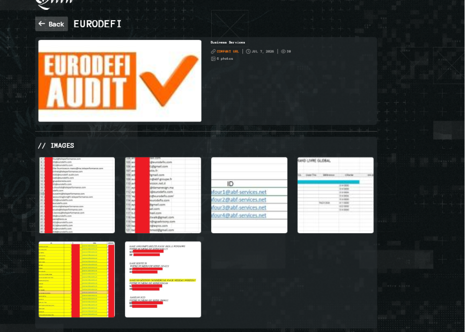 Eurodefi falls victim to Qilin ransomware