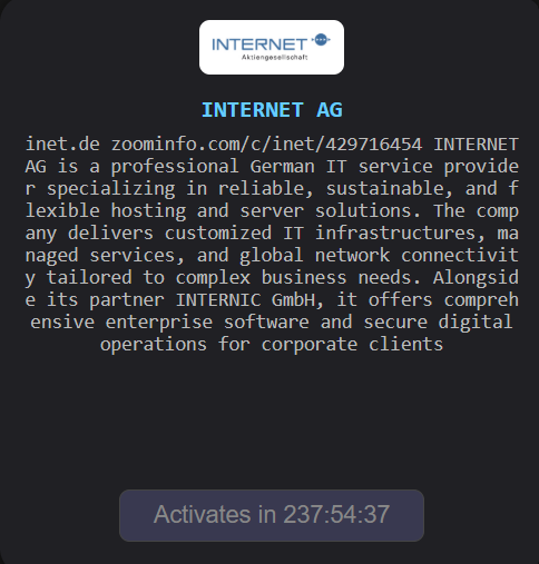 INTERNET AG falls victim to The Gentlemen ransomware