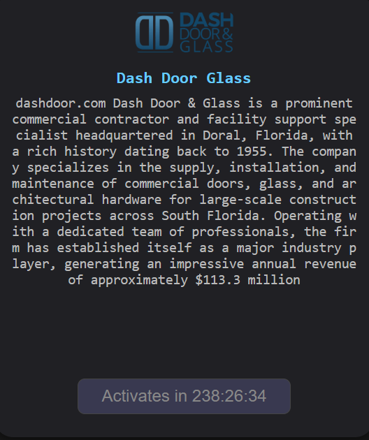 Dash Door & Glass falls victim to The Gentlemen ransomware