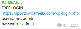 Alleged leak of login credentials to Amelia