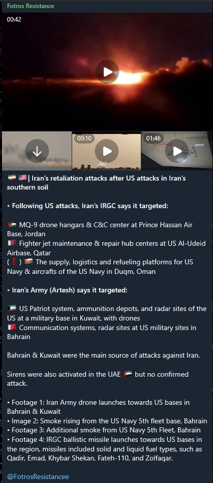 Fotros Resistance claims to target UAE and Middle East countries