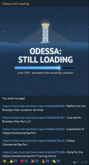 Odessa: Still Loading targets the Subdomain of BKPort