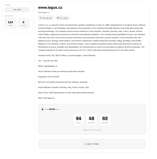 LAGUS, s.r.o. falls victim to KRYBIT ransomware