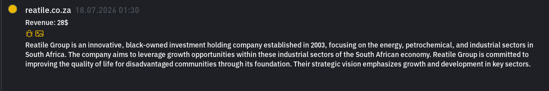 Reatile Group Proprietary Limited falls victim to INC RANSOM Ransomware