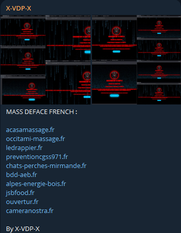 X-VDP-X targets the website of Alpes Energies Bois