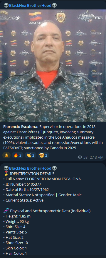 Alleged leak of Venezuela