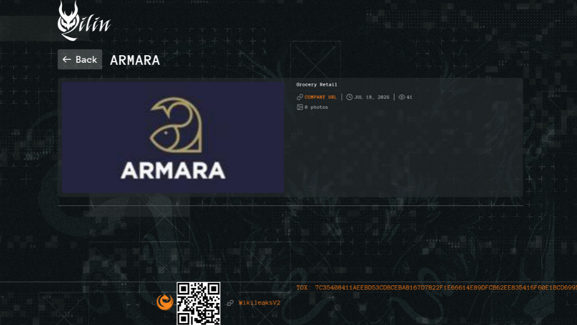 ARMARA Falls Victim to Qilin Ransomware