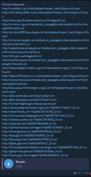 0xTeam-Network targets the website of CECATI 78