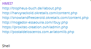 Alleged sale of WebShell Access to Association Essaouira Mogador