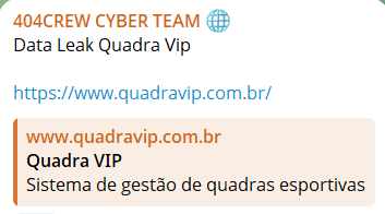 Alleged data breach of Quadra VIP