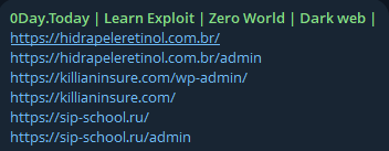 Alleged leak of webshell access to sip-school.ru