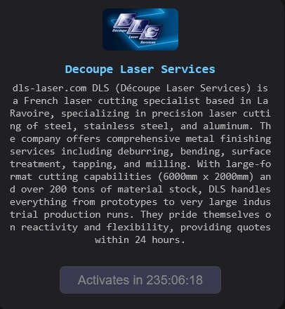 Decoupe Laser Services falls victim to The Gentlemen ransomware