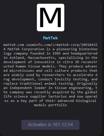 MatTek Life Sciences Falls Victim to The Gentlemen Ransomware