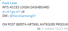 Alleged Unauthorized Login Dashboard Access to Indonesian Government and Academic Websites