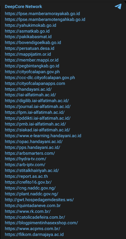 Alleged unauthorized access to persatuan.desa.id