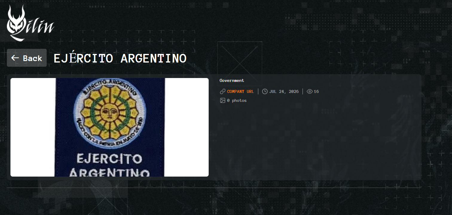 Ejército Argentino Falls Victim to Qilin Ransomware