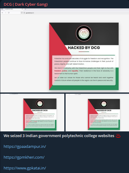 DCG瞄准政府理工学院Mohammadi网站
