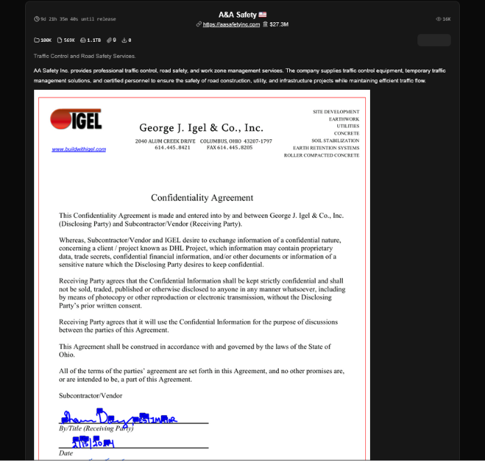 A&A Safety, Inc. falls victim to BravoX ransomware