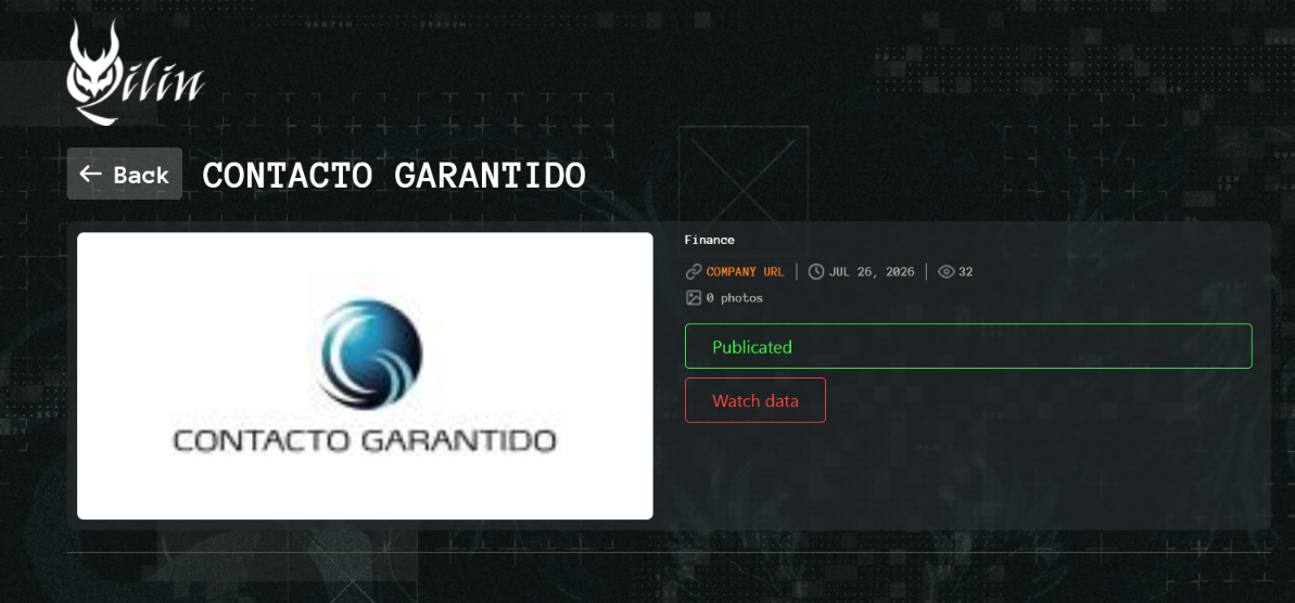 Contacto Garantido falls victim to Qilin ransomware