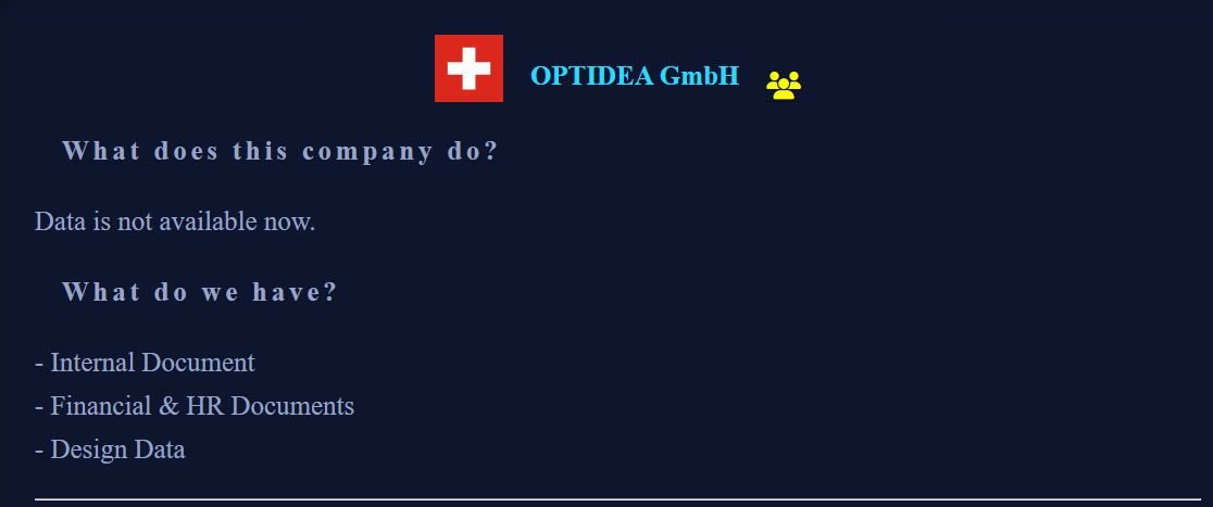 OPTIDEA GmbH falls victim to NightSpire ransomware