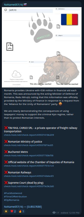 NoName targets the website of Metrorex