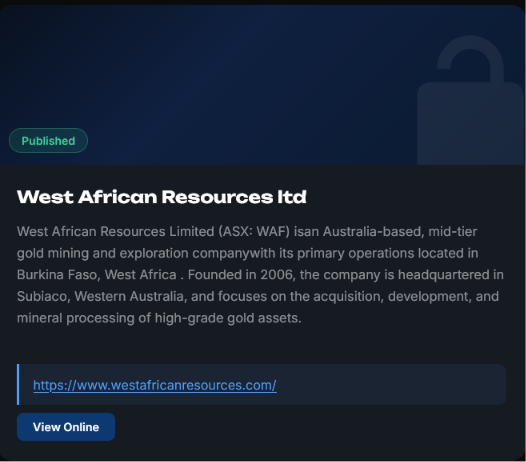 West African Resources falls victim to DeadLock Ransomware