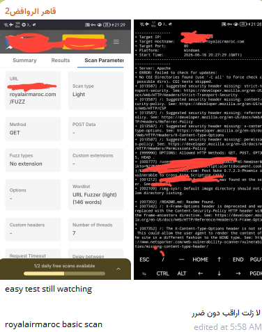 killmatric Claims to Target Royal Air Maroc Website