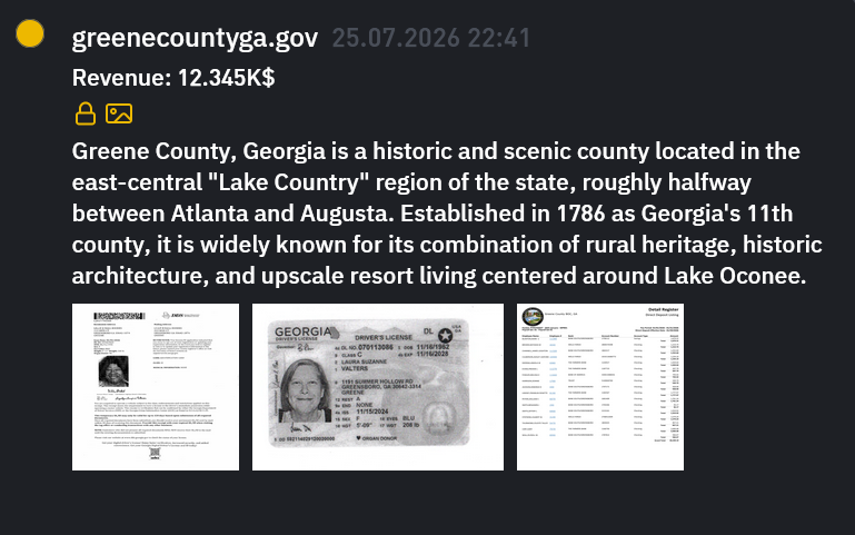 Greene County Board of Commissioners falls victim to INC RANSOM Ransomware