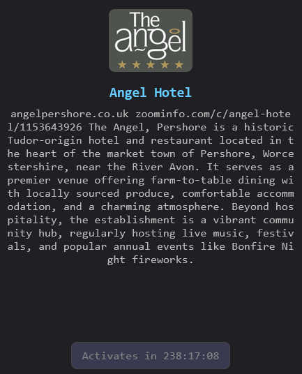 The Angel Inn Hotel falls Victim to The Gentlemen Ransomware