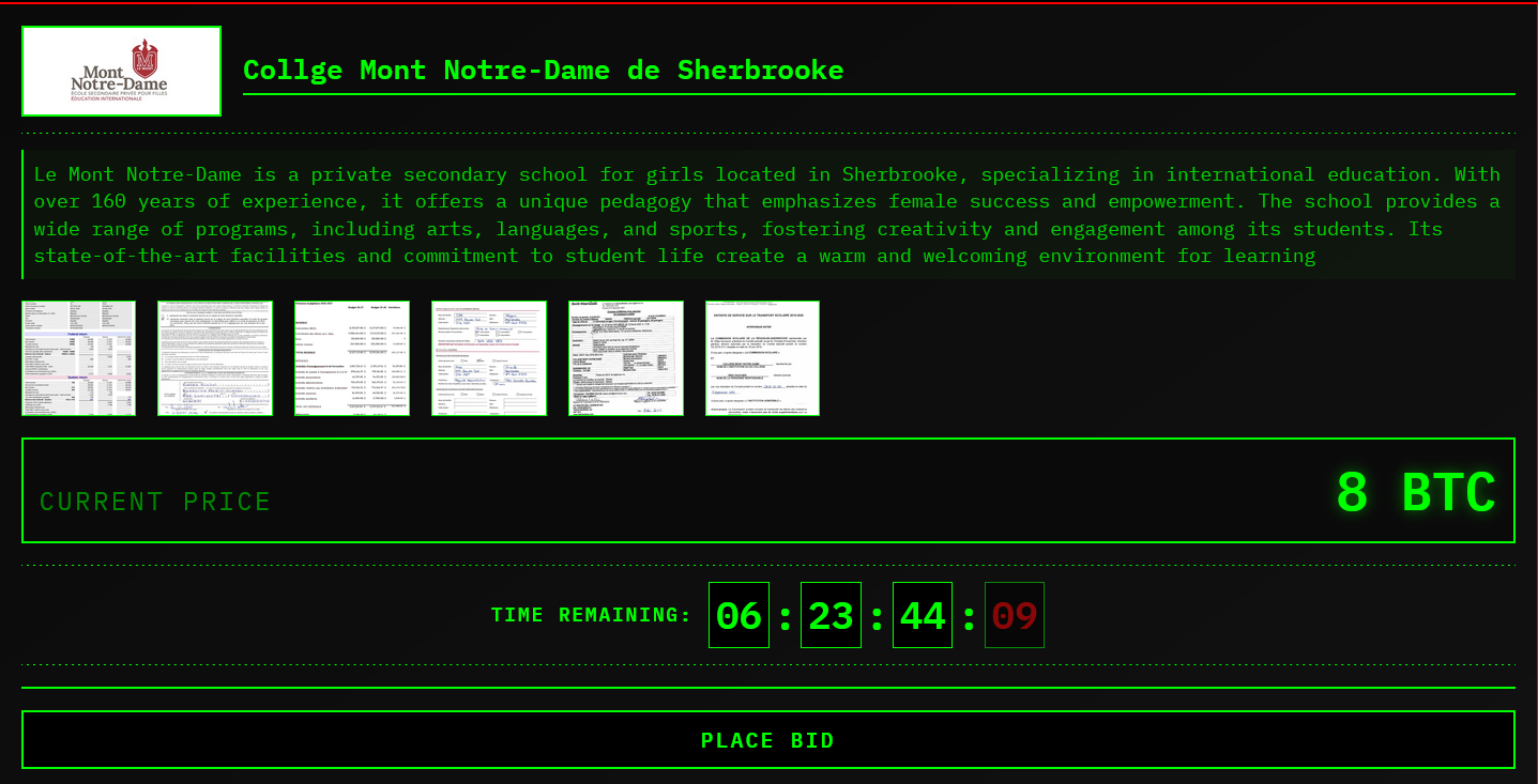 Alleged Data Breach of Collège Mont Notre-Dame de Sherbrooke
