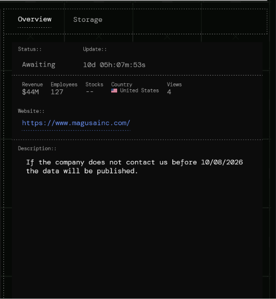 MAG USA Inc. falls victim to SECUROTROP ransomware