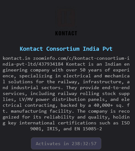 Kontact Consortium India Pvt Ltd falls Victim to The Gentlemen Ransomware
